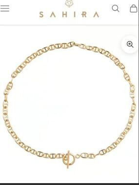 Sahira Roxanne Chain Necklace Gold - NWT